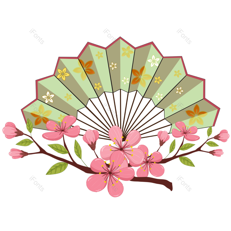 日本图片,花卉元素,樱花PNG,春天免抠素材